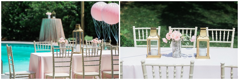 Blush baby shower ideas